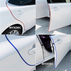 OTOHEROES KAHNOS Rubber Strip Dekorasi Pintu Mobil Anti Collision 5M - QW556 - Black - 5