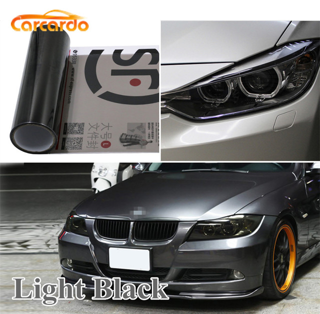 Stiker Kap Lampu Mobil Motor Car Headlight Film Vinyl Glossy