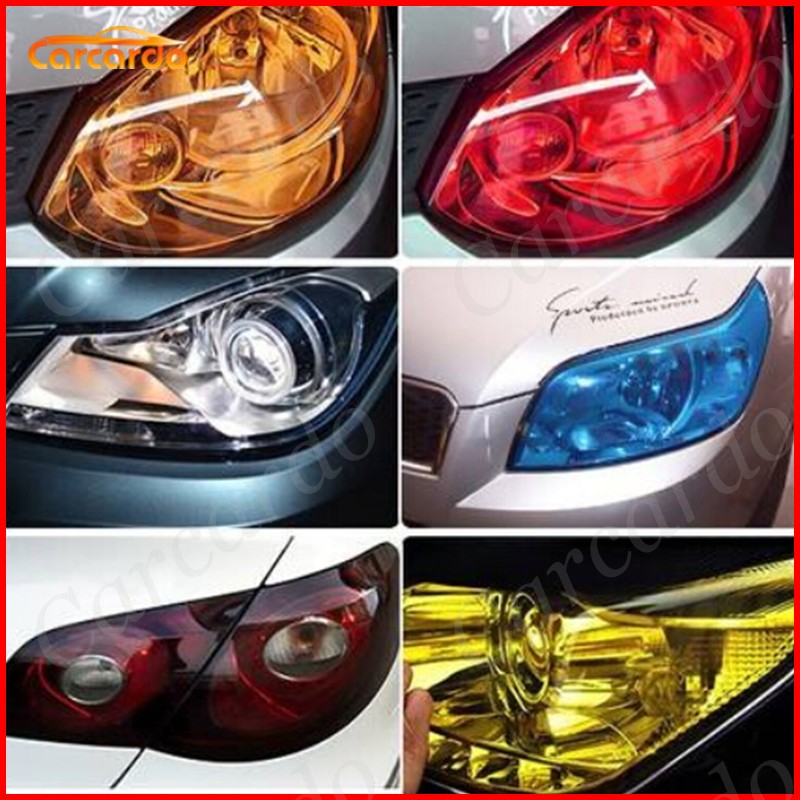 Stiker Kap Lampu Mobil Motor Car Headlight Film Vinyl