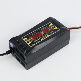 Taffware Charger Aki Mobil Wet Dry Lead Acid Digital Smart Battery Charger 12V6A - SON-1206D - Black - 2