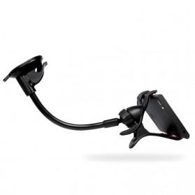 SUPMANGO Holder Smartphone Mobil Lazypod Flexible Neck 3.5-6 Inch - S022 - Black - 2