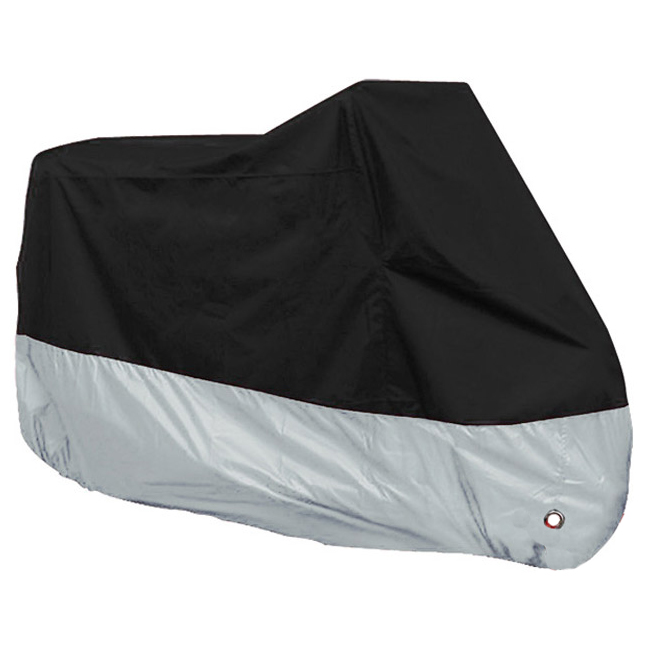 Sarung Penutup Motor Bahan Parasut Waterproof Size M 200 X 90 X 100 Cm Black Silver Jakartanotebook Com