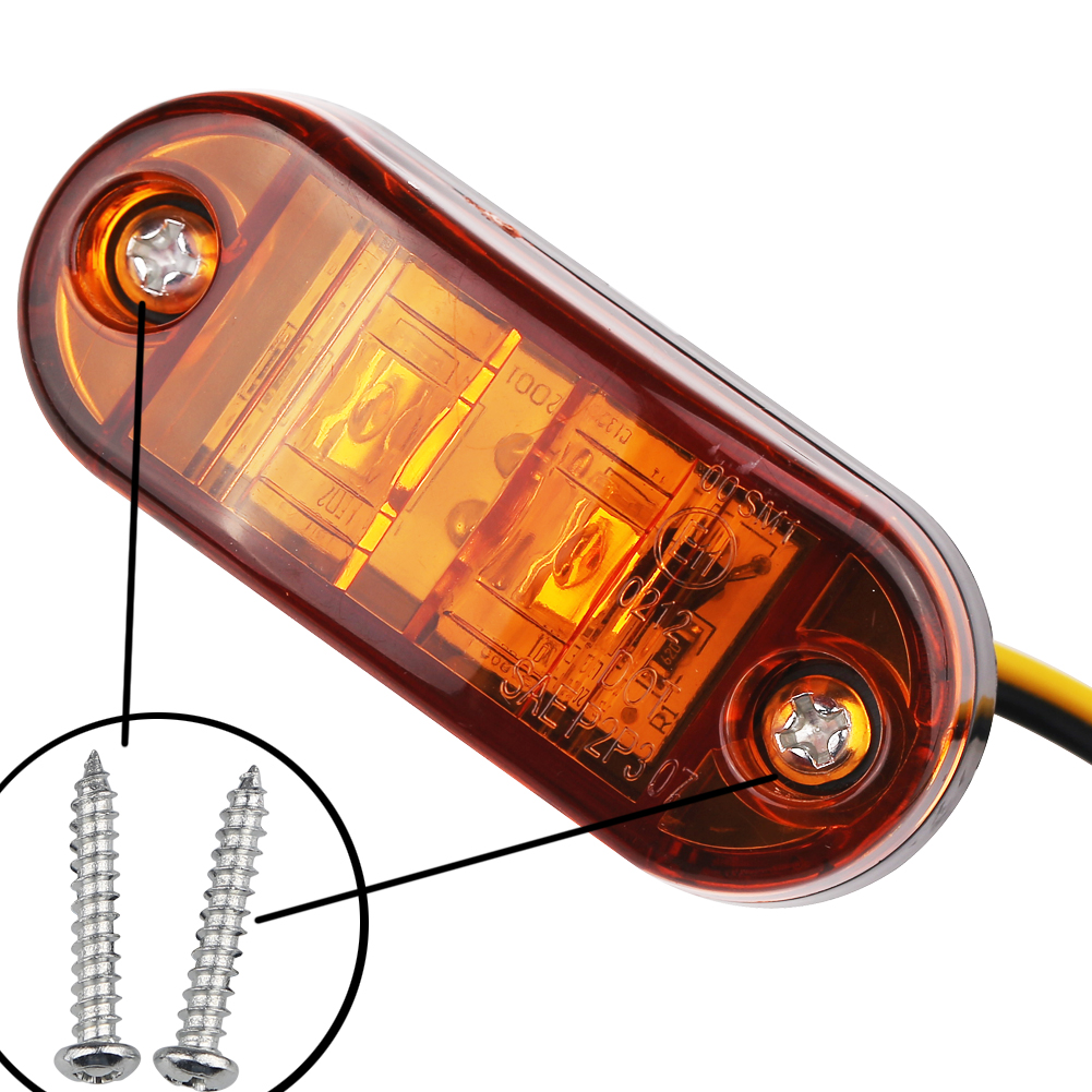 Lampu Sein LED Mobil Truck Side Clearance Marker Light 1PCS - Yellow