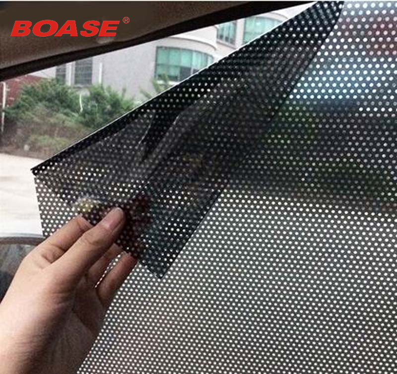 Stiker Sun Shade Kaca Jendela Mobil UV Protect - TTWO - Black