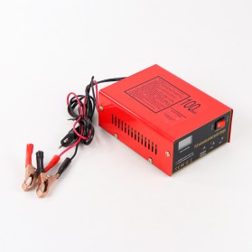 WanleCharger Aki Mobil Lead Acid Smart Battery Charger 12V/24V 6-105AH - MF-2 - Red - 2