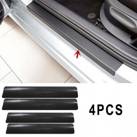 KARLOR Stickers Carbon Fiber Anti Gores untuk Mobil - D-704 - Black - 1