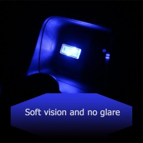 Phelenseye Lampu LED USB Dekorasi Interior Mobil - TY203106 - Pink - 5