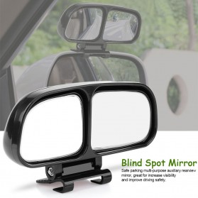 HELE Spion Mobil Kiri Blind Spot Parking Mirror 1 PCS - V-027 - Black - 3