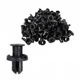 Klip Kancing Plastic Car Buckle Rivet 20 x 10 mm 50 PCS - 1113 - Black