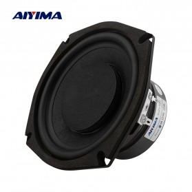 Aiyima Speaker Subwoofer Mobil HiFi 5.25 Inch 4Ohm 80W 1 PCS - A1D1584C - Black