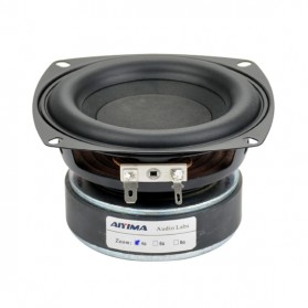 Aiyima Speaker Subwoofer Mobil HiFi 4 Inch 4Ohm 40W 1 PCS - A1D630A - Black - 1