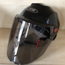 Pelindung Tubuh - Nuoman Helm Sepeda Skuter Elektrik Half Face - 316 - Black