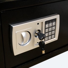 TaffGUARD Kotak Brankas Hotel Mini Electric Password Safe Deposit Box Size Besar - EB20 - Black - 4