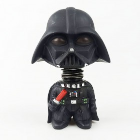 PLAY TOY Boneka Goyang Mobil Action Figure Darth Vader Star Wars Series - Q Version - Black
