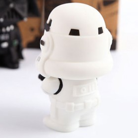 Boneka Goyang Mobil Action Figure Stormtrooper Star Wars Series - Q Version - White - 9