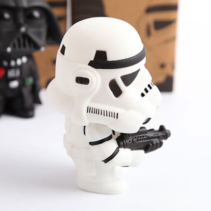 Gambar produk Boneka Goyang Mobil Action Figure Stormtrooper Star Wars Series - Q Version