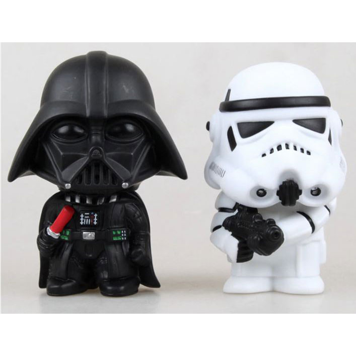 Gambar produk Boneka Goyang Mobil Action Figure Stormtrooper Star Wars Series - Q Version