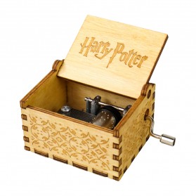 Dekorasi Rumah Lainnya - ANPRO Kotak Musik Kayu Hedwig Theme Song Harry Potter - ADQ0194 - Wooden