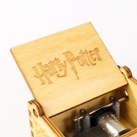 ANPRO Kotak Musik Kayu Hedwig Theme Song Harry Potter - ADQ0194 - Wooden - 4