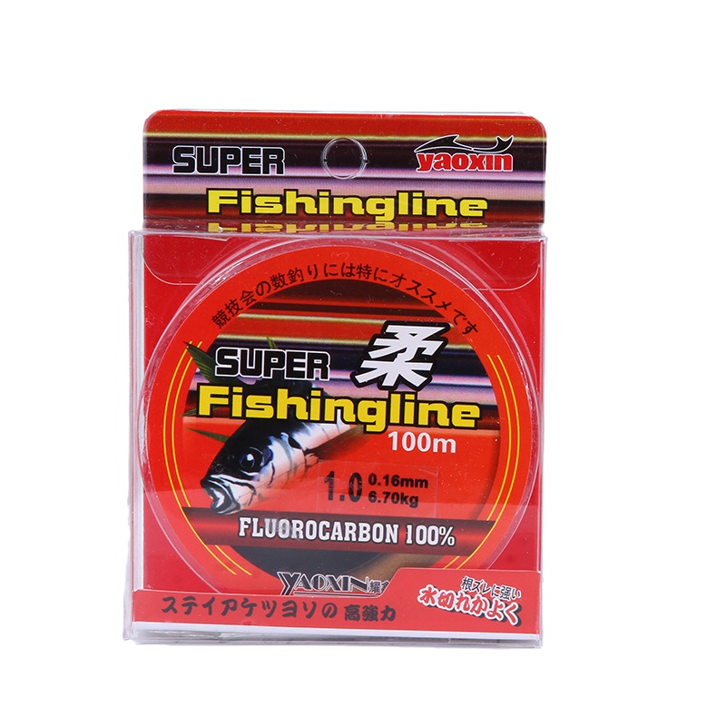YAOXIN Super Fishingline Senar Tali Pancing Fluorocarbon Line 0.6