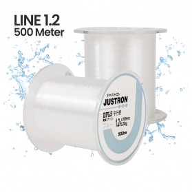 JUSTRON Senar Tali Pancing Nylon Series Braided Thick Line 1.2 500 Meter - DPLS - Transparent
