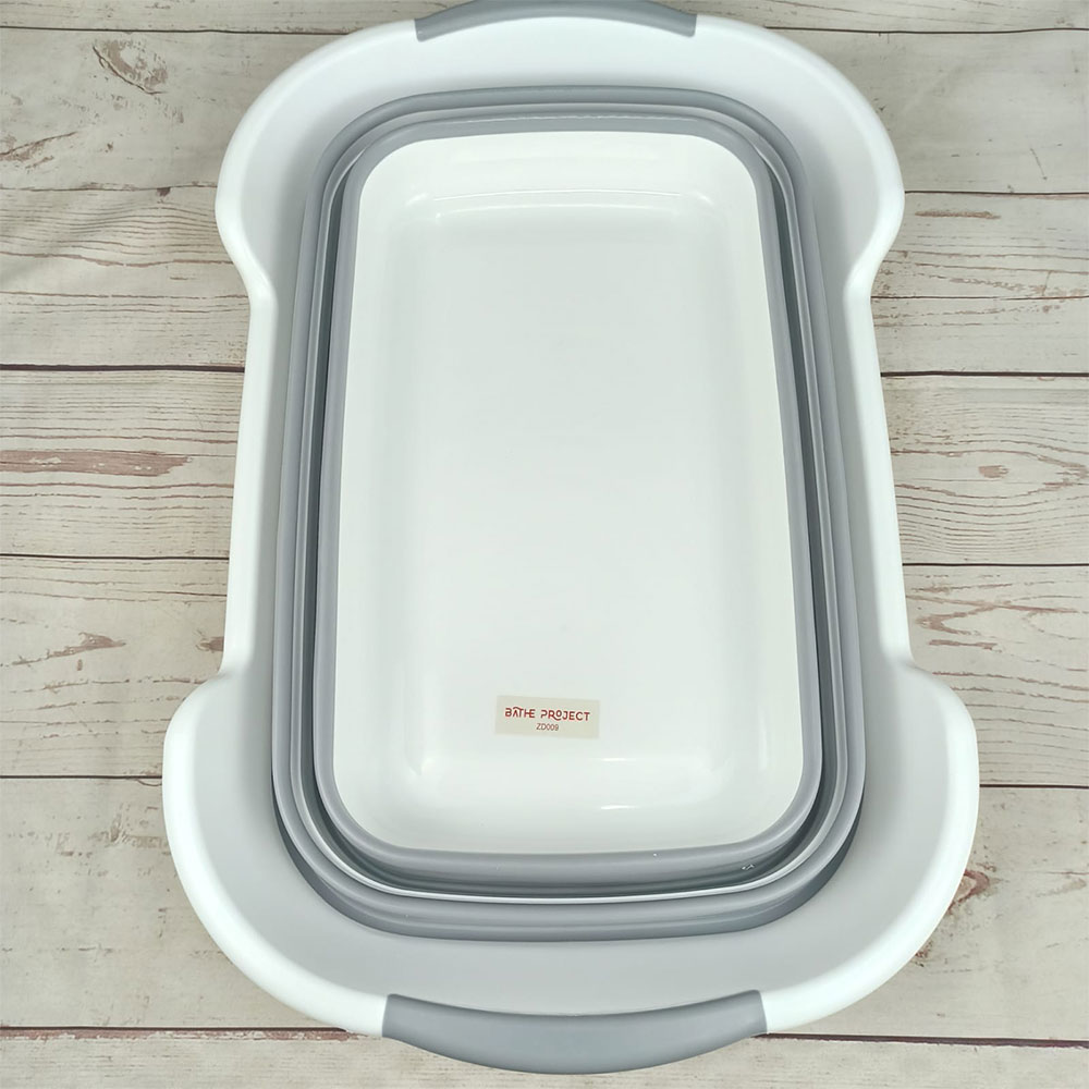 Gambar produk BATHE PROJECT Bak Mandi Bayi Lipat Foldable Baby Bathtub 60 x 40CM - ZD009