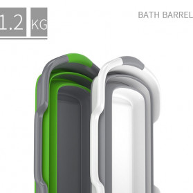 BATHE PROJECT Bak Mandi Bayi Lipat Foldable Baby Bathtub 60 x 40CM - ZD009 - Green - 4
