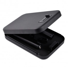 OPSON Brankas Mini Mobil Key Safes Portable Car Safesbox Gun Jewelry - OS300C - Black