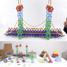 Pawaca Mainan Rakit Kreasi Magnetik Building Sets - D9-618 - Mix Color - 7