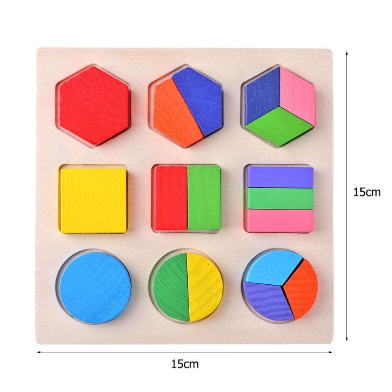 Diikamiiok Mainan Balok  Puzzle 3D  Geometry Anak TOY09 