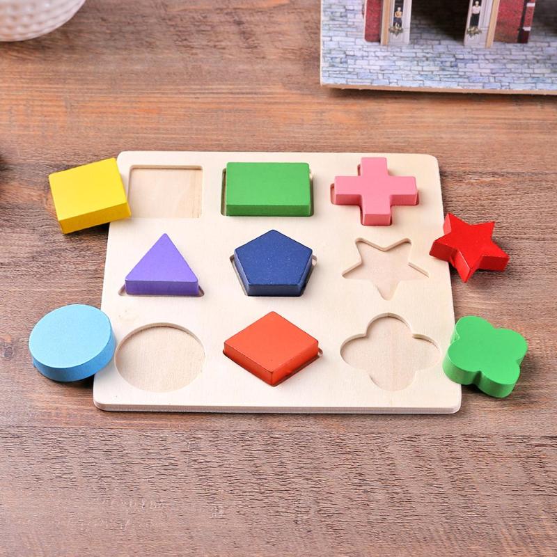 Diikamiiok Mainan  Balok  Puzzle  3D Geometry Anak TOY09 