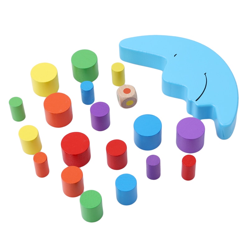 Diikamiiok Mainan Menumpuk Balok  Puzzle 3D  Anak Model 