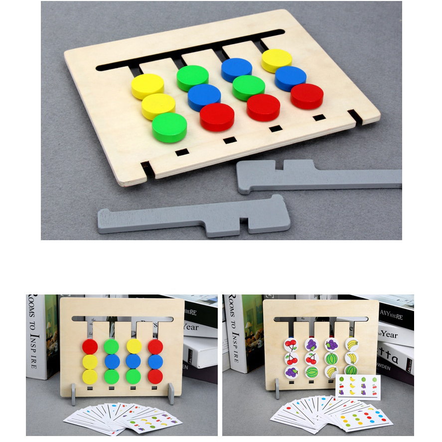 Candywood Mainan Puzzle Montessori Logical Educational