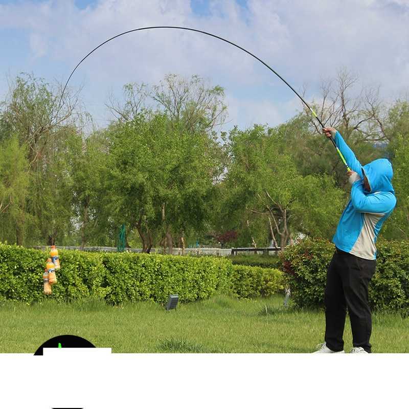 Gambar produk TaffSPORT Joran Pancing Pole Tegek Carbon Fiber Stream Fishing Rod 5.8 Meter - 5841