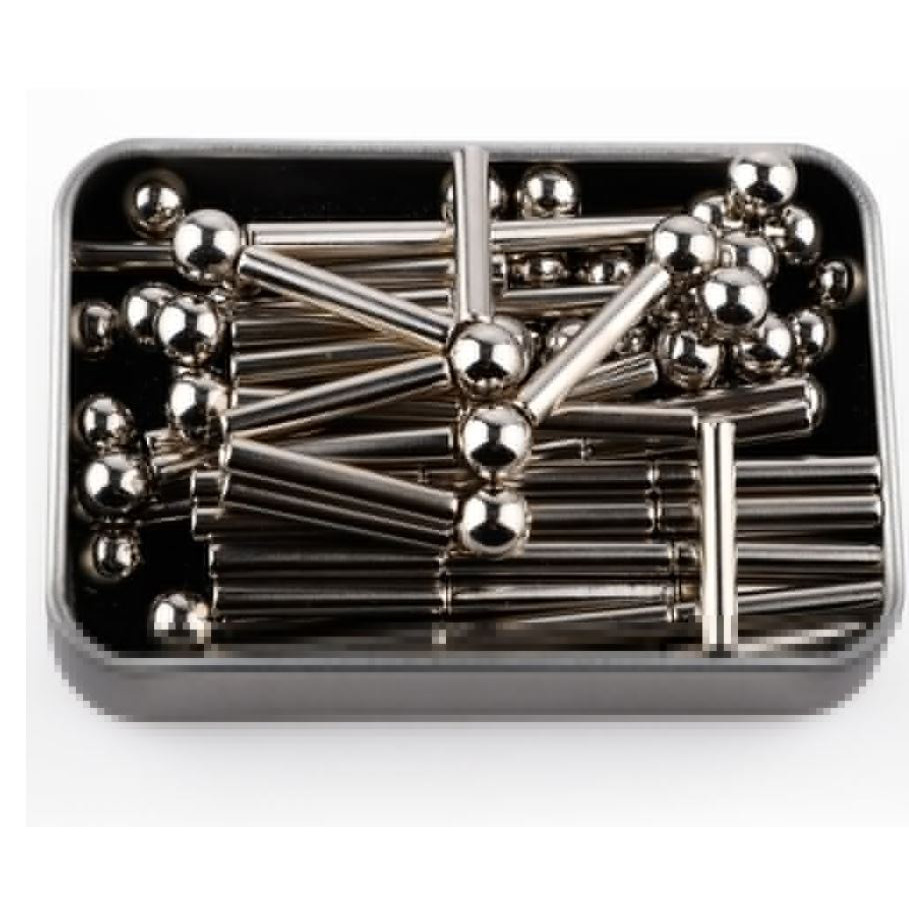 Gambar produk ZY Mainan Magnetik Steel Metalic Stick and Bucky Balls - J75