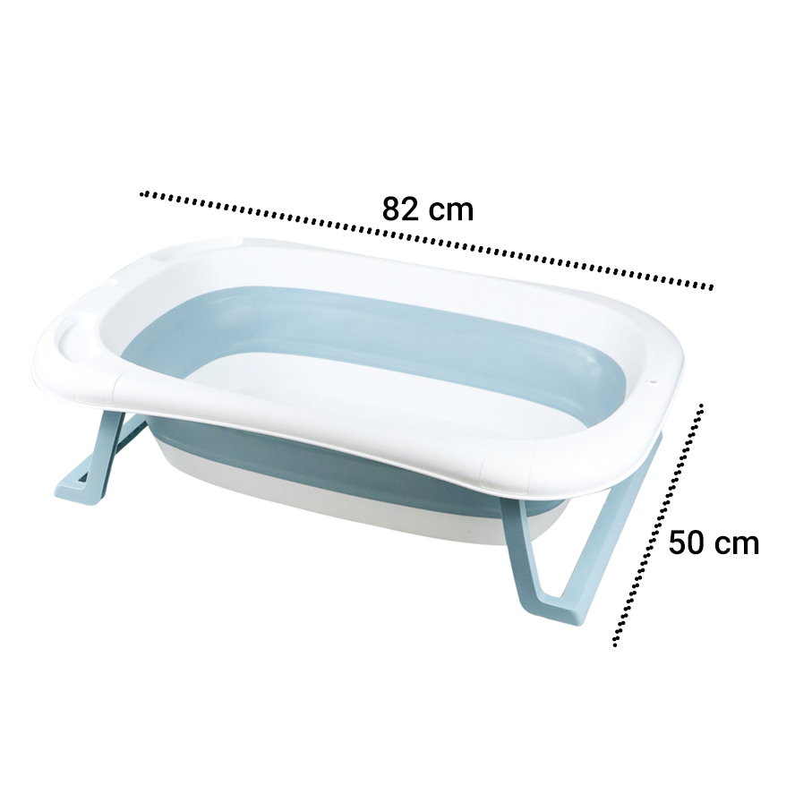 Gambar produk BABYINNER Bak Mandi Bayi Lipat Foldable Baby Bathtub 82x50 cm - BZ-201