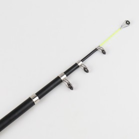 TaffSPORT GHOTDA Joran Pancing Antena Portable Fishing Rod Pole Carbon Fiber 2.1 M - C562L - Black - 2