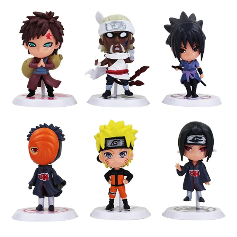Rongzou Set Action Figure Naruto 6 PCS Model A