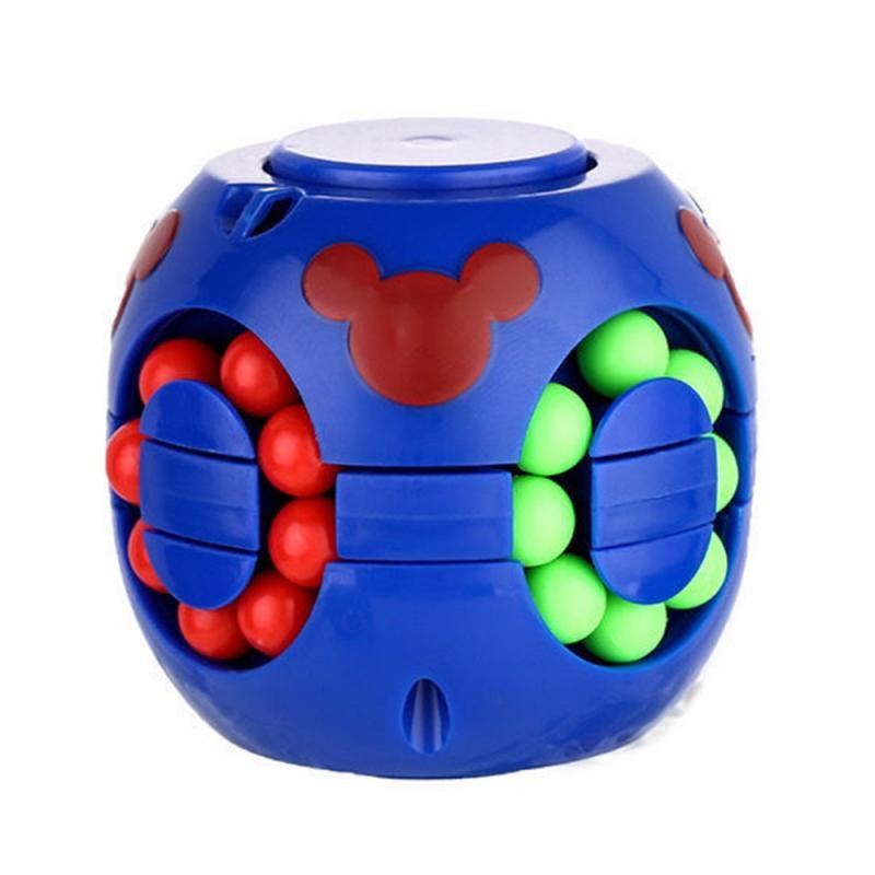 Cube Spinner Mainan Puzzle Rotating Magic Bean Anak - UCN1 - Multi