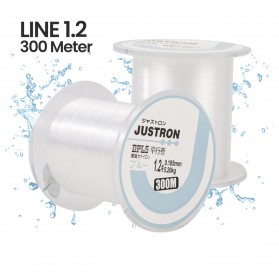 JUSTRON Senar Tali Benang Pancing Nylon Series Braided Thick Line 1.2 300 Meter - DPLS - Transparent - 1