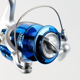 YUMOSHI SA5000 Series Reel Pancing Spinning Fishing Reel 5.5:1 Gear Ratio - Silver Blue - 5