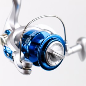 YUMOSHI Reel Pancing Spinning Fishing Reel 5.5:1 Gear Ratio - SA2000 - Silver Blue - 3