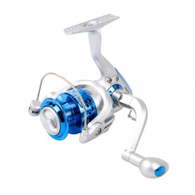 YUMOSHI Reel Pancing Spinning Fishing Reel 5.5:1 Gear Ratio - SA2000 - Silver Blue
