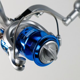 YUMOSHI SA1000 Series Reel Pancing Spinning Fishing Reel 5.5:1 Gear Ratio - Silver Blue - 5