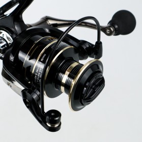 TaffSPORT Metal Reel Pancing Spinning Fishing Reel 4.7:1 - NX6000 - Black - 5