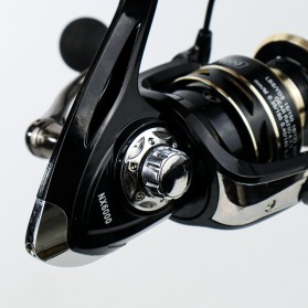 TaffSPORT Metal Reel Pancing Spinning Fishing Reel 4.7:1 - NX6000 - Black - 7