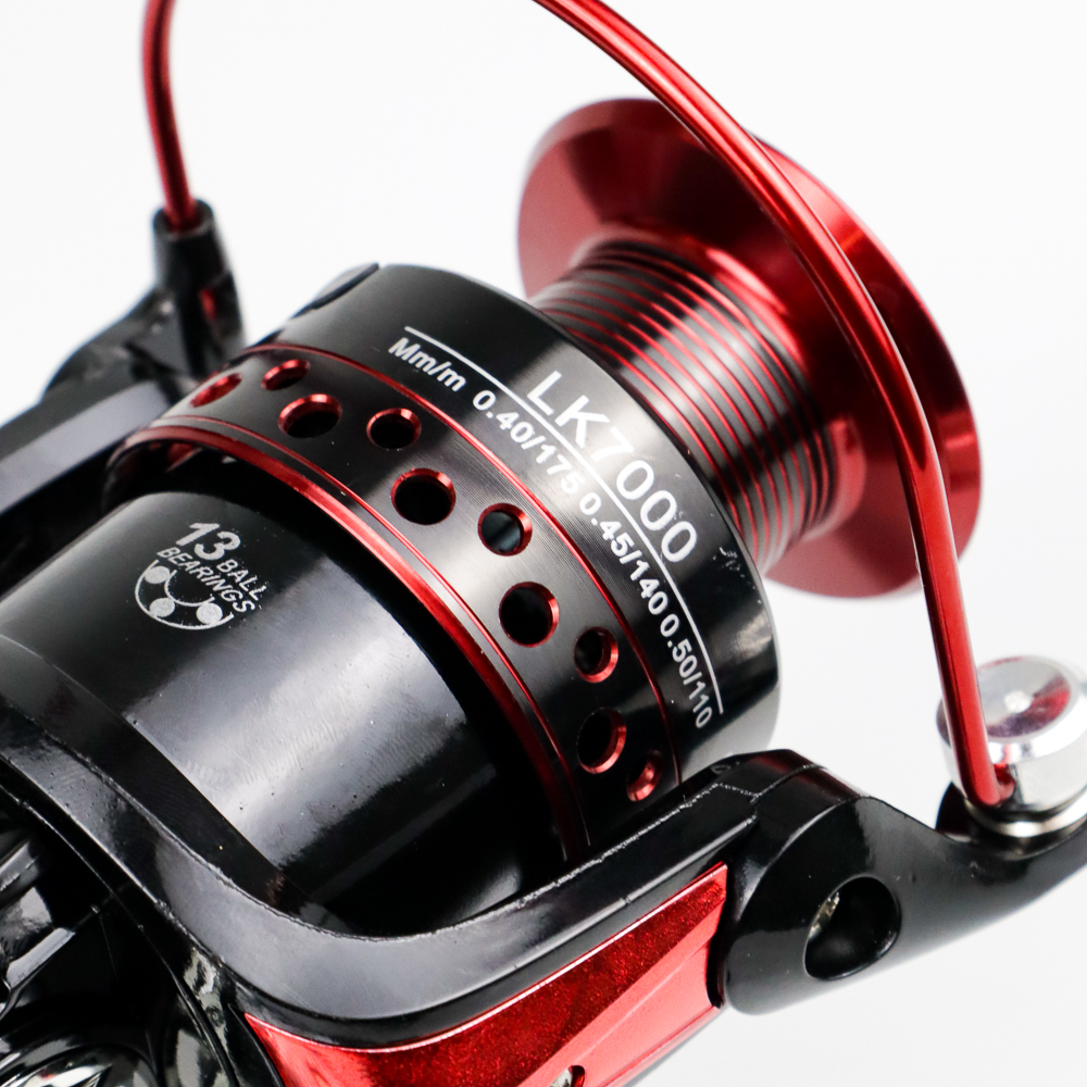 Gambar produk Gold Sharking LK7000 Reel Pancing Spinning Fishing 4.7:1 Ball Bearing 13