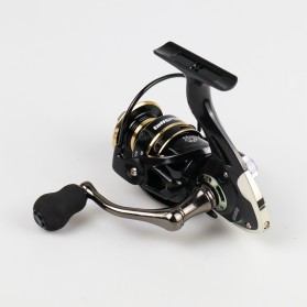 TaffSPORT Gold Sharking Series Metal Reel Pancing Spinning Fishing Reel 5.2:1 Gear Ratio - NX4000 - Black - 6