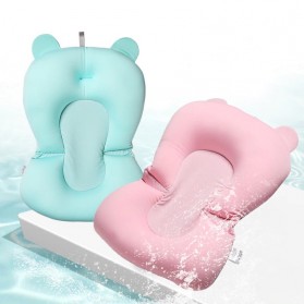 BABYINNER Bantalan Bath Tub Bayi Baby Shower Anti-slip Seat Support Mat - BC-201 - Blue - 2