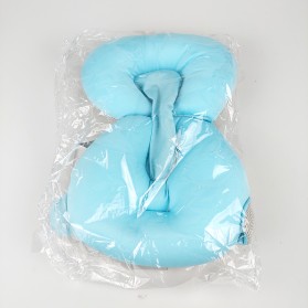 BABYINNER Bantalan Bath Tub Bayi Baby Shower Anti-slip Seat Support Mat - BC-201 - Blue - 5